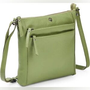 NWT Ochoa Small Soft Pebbled Real Leather Crossbody Shoulder Bag